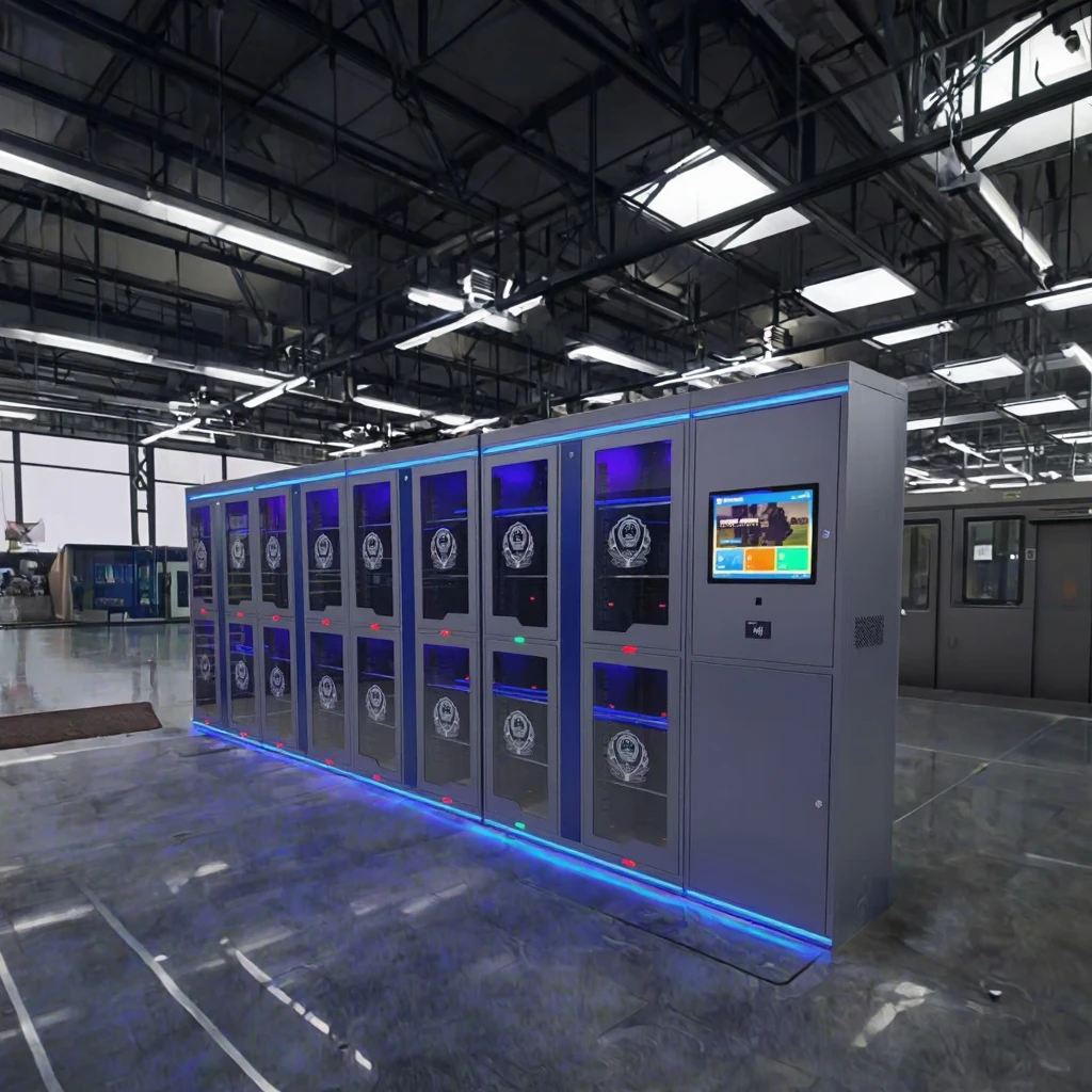 Factory Direct Customizable Fingerprint Access Steel Smart Locker For Sale Employee Safely Assembles Package Locker System
