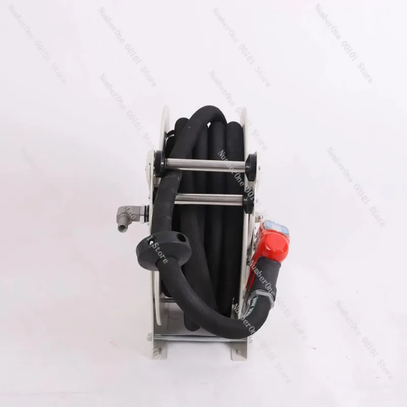 Automatic Retractable Hose Reel for Fuel Tanker Trucks, Mobile Portable Pipeline Recovery Machine for Liquid Transport