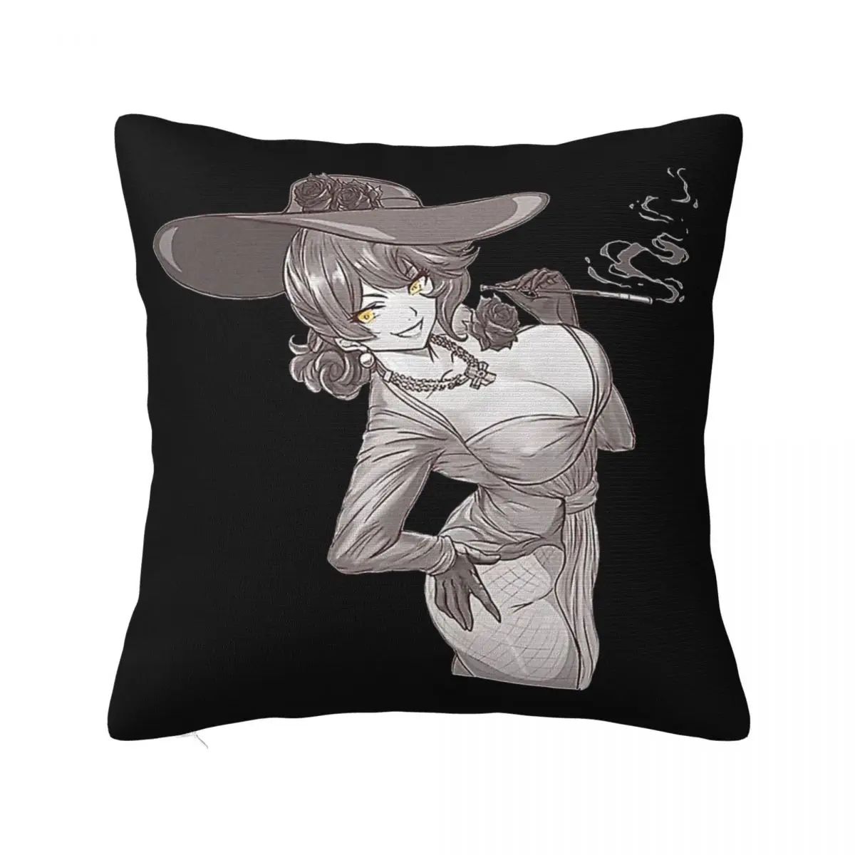 Resident Evil 4 Square Pillow White Square pillow