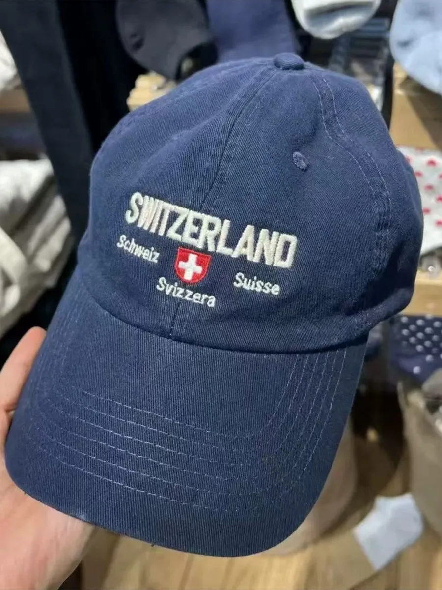 جديد إلكتروني التطريز الأحمر قبعة بيسبول المرأة الشارع الشهير عادية واقية من الشمس قماش قبعة خمر الحلو Preppy نمط Y2K قبعات ترد لمكانها #5