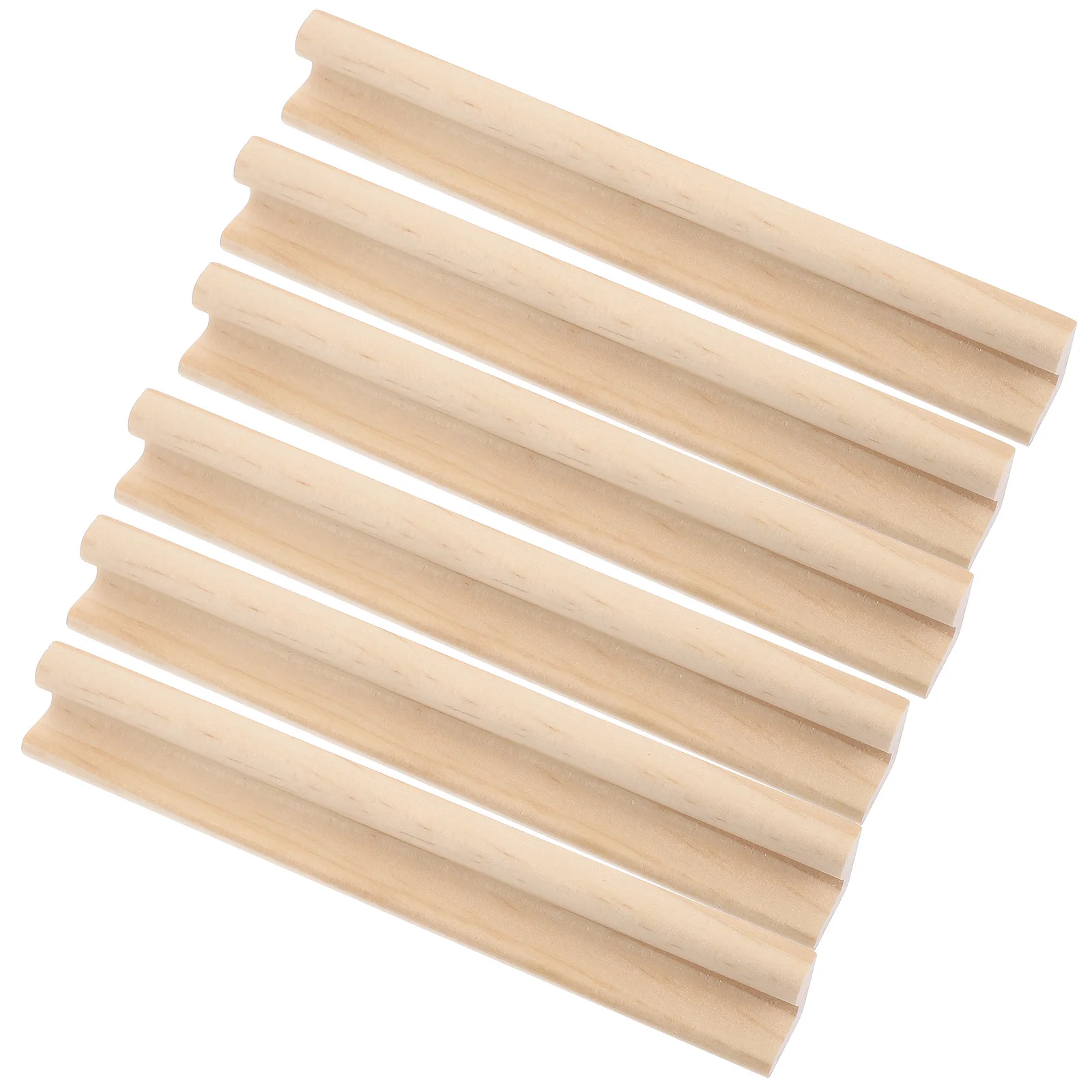 6 قطعة قواعد الحروف الخشبية رفوف الدومينو صياغة ألعاب المنظمون بطاقة صينية أصحاب البلاط مجلس الملحقات رفوف القطار المكسيكي #5