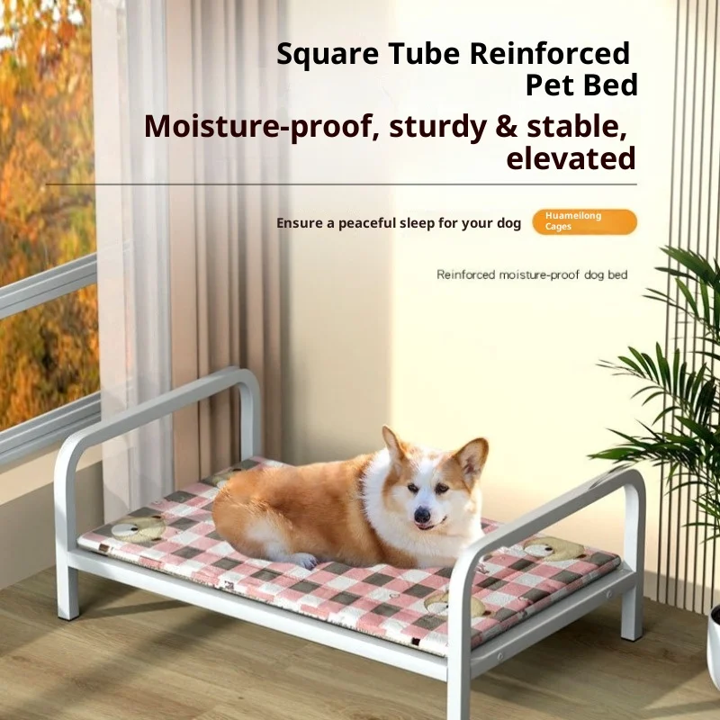 

Elevated Dog Bed Cot Cooling Mesh Pet Bed for Small Medium Dogs Corgi Outdoor Indoor Use Pet Accessories Pet Bed Dog Beds