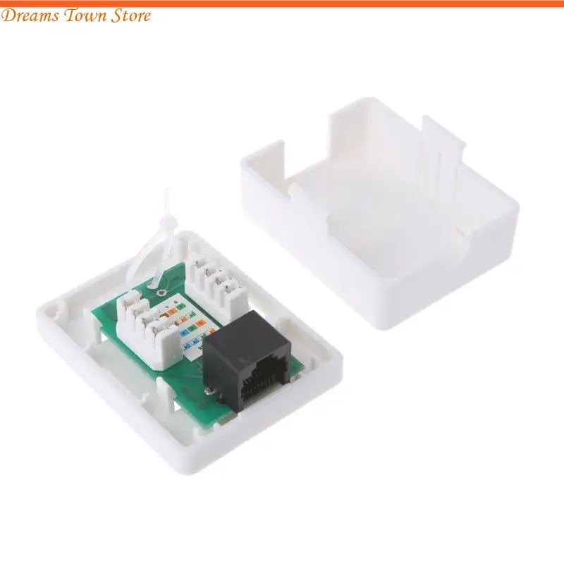 HX6A CAT6 Straight Through Module RJ45 Connector Information Socket Computer Coupler Cable Adapter Ethernet