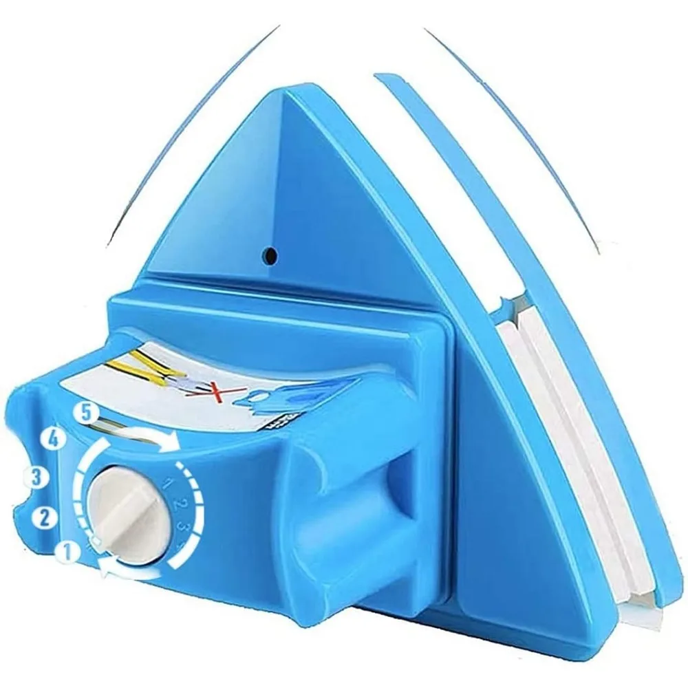 

Double-Sided Window Cleaner Glass Wiper Magnetic Cleaning Tools, 5-Gears Adjustable Magnetic Glider Washing Brush Tools