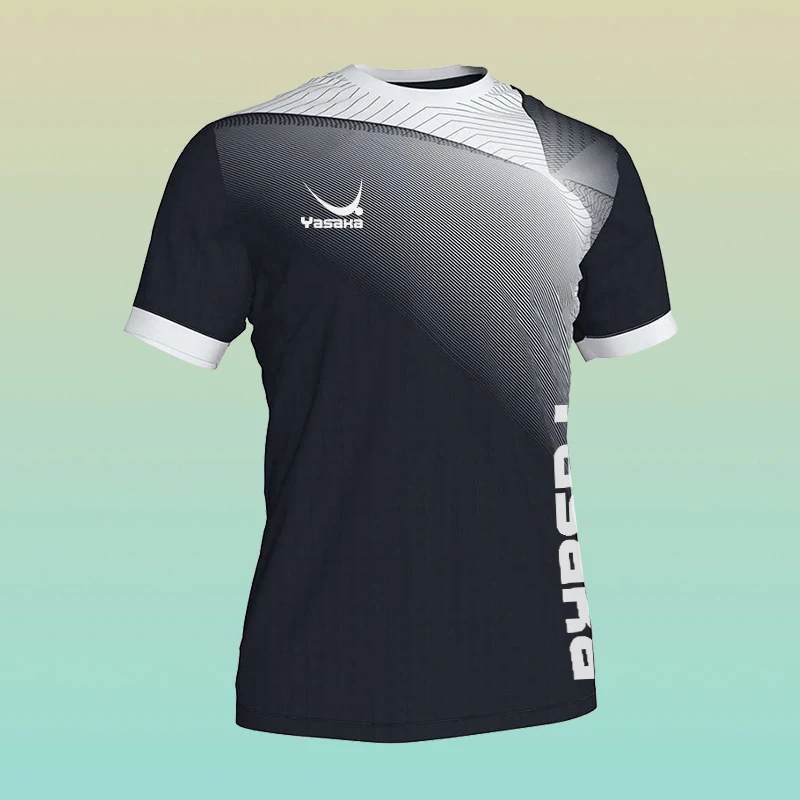 2024 New Men's Boutique T-shirt Summer Ultra-thin Breathable Fitness Sports Short-sleeved Sweat Badminton Clothing Pool Clothing