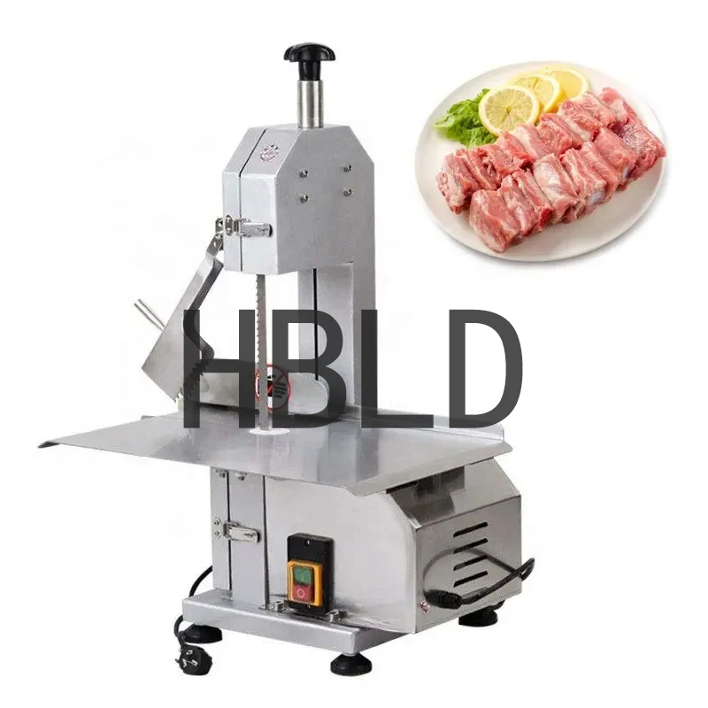 Electric Professional Commercial Frozen Meat Cutter Machine - Bone Sawing for Chicken Beef Ideal Kitchen Equipment