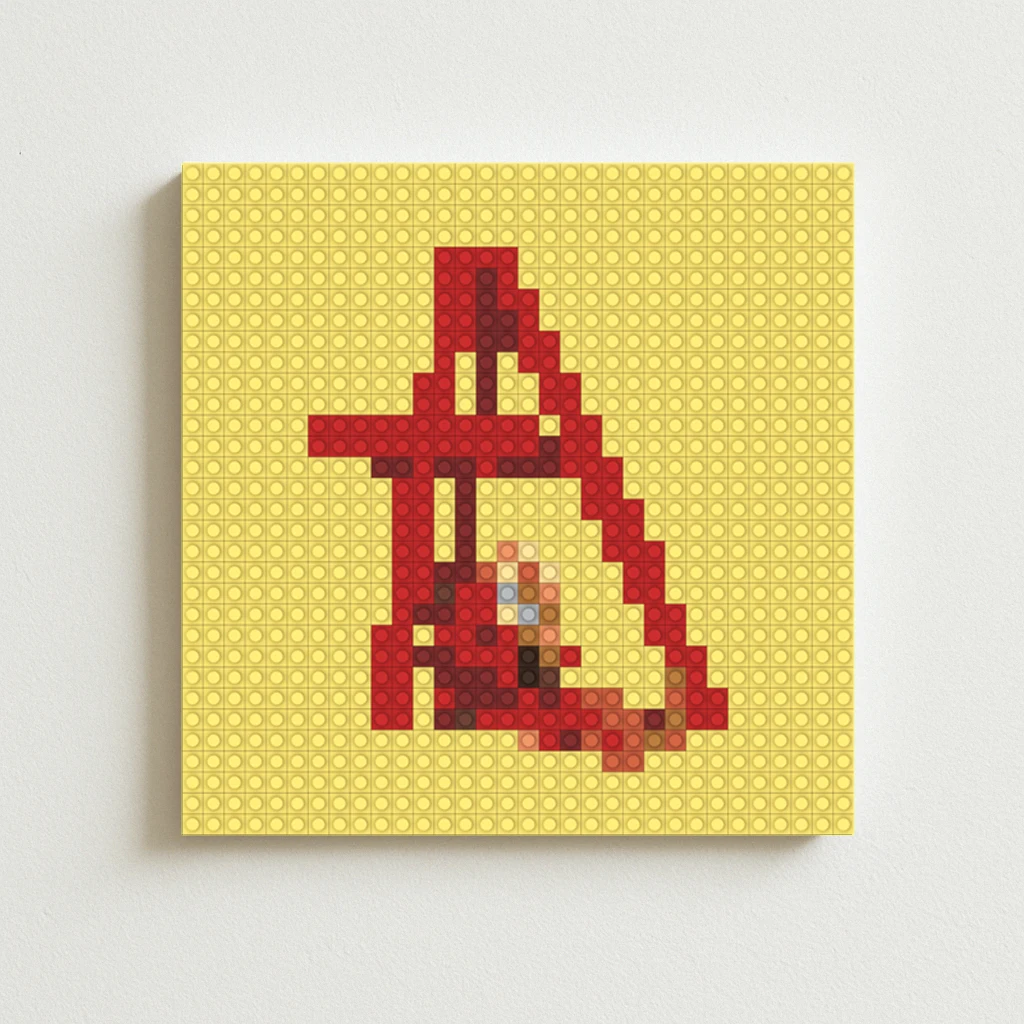 

Коллекционный настенный декор Billie Eilish Don't Smile at Me: обложка EP в стиле пиксель-арт, конструктор из строительных блоков, для фанатов инди-попа и альтернативной музыки