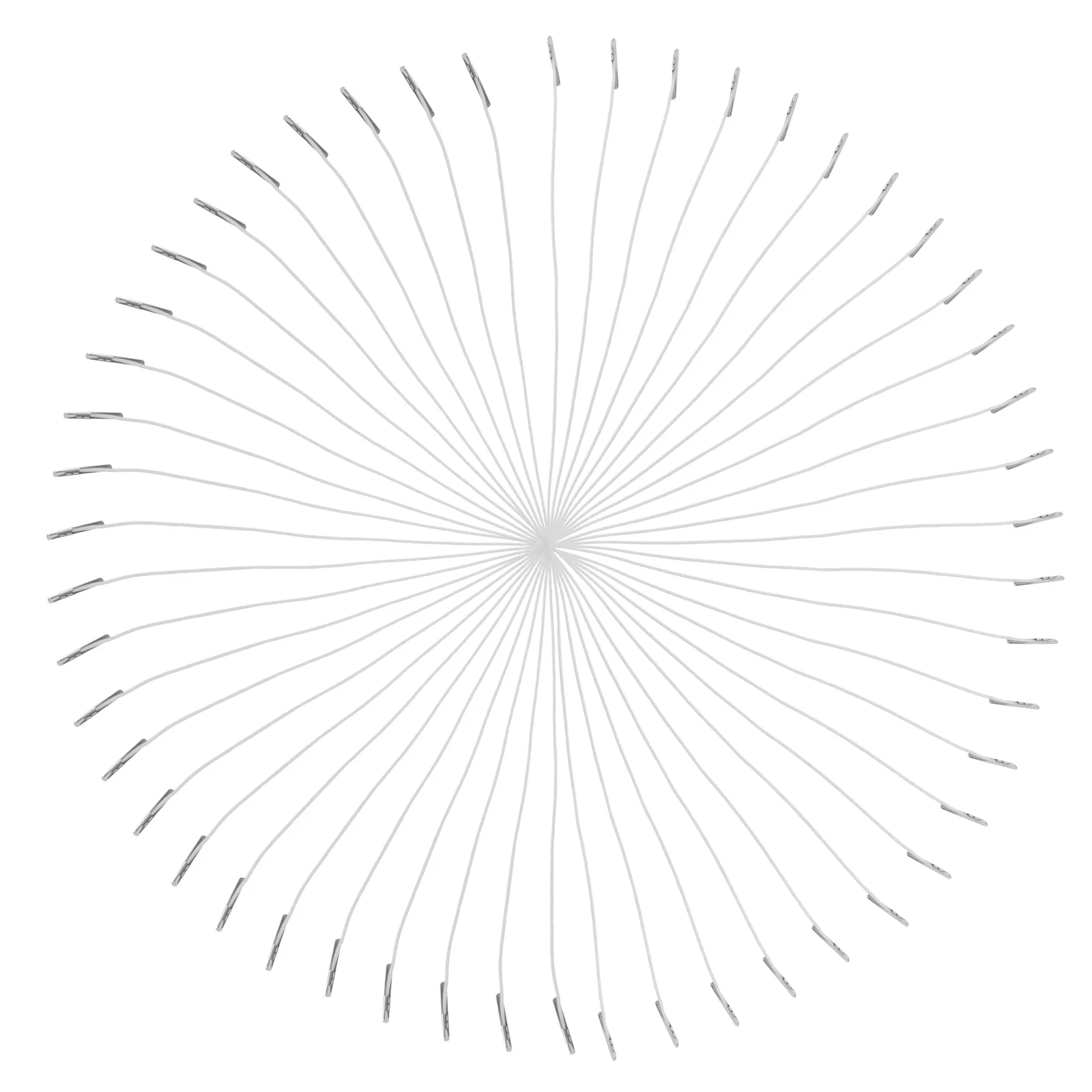 

25pcs Elastic Rope For Mask Making Diy Crafts Replacement Cord Barbed Fasteners Hoodie Drawstring Stretch Round String Loop