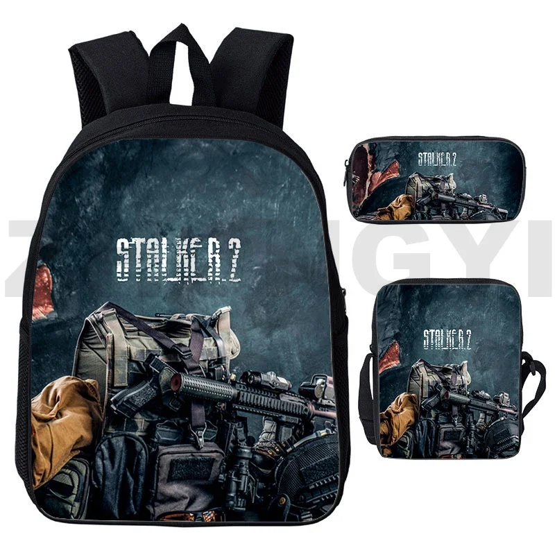 2022 S.T.A.L.K.E.R. 2 Heart of 3D Print Backpacks for Women Shooting Stalker 2 Hot Game Anime Fashion Canvas Boys Girls Bookbag