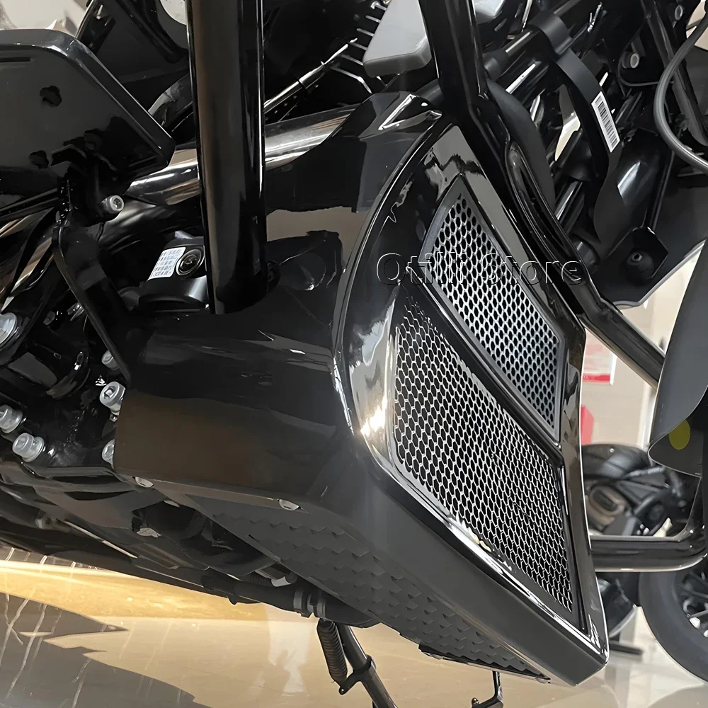 

For Harley Touring CVO Road Street Glide FLTRXSE FLHXSE 2024 2025 Motorcycle New Front Chin Fairing Spoiler Lower Radiator Cover