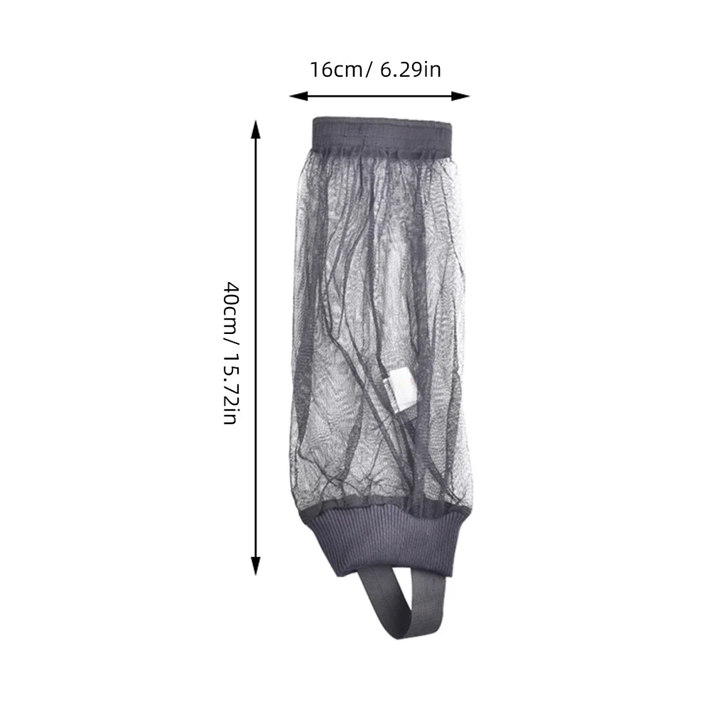 

2pcs 2 Pairs Mosquito-Proof Foot Covers Outdoor Gauze Socks For Camping Hiking Bite-Proof High Socks Breathable Leg Covers Park