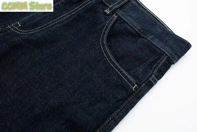 Women Fashion High Street Jeans Denim Dark Blue High Waist Zipper Fly Rolled Leg Trouser Loose Casual Wide Leg Pant Jeans