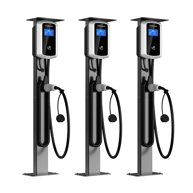 Station de chargeur de voiture de contrôle AC, EV, prix de gros, 11KW, 22KW, Vope1, style domestique, 220V, 380V, 32A, 16A