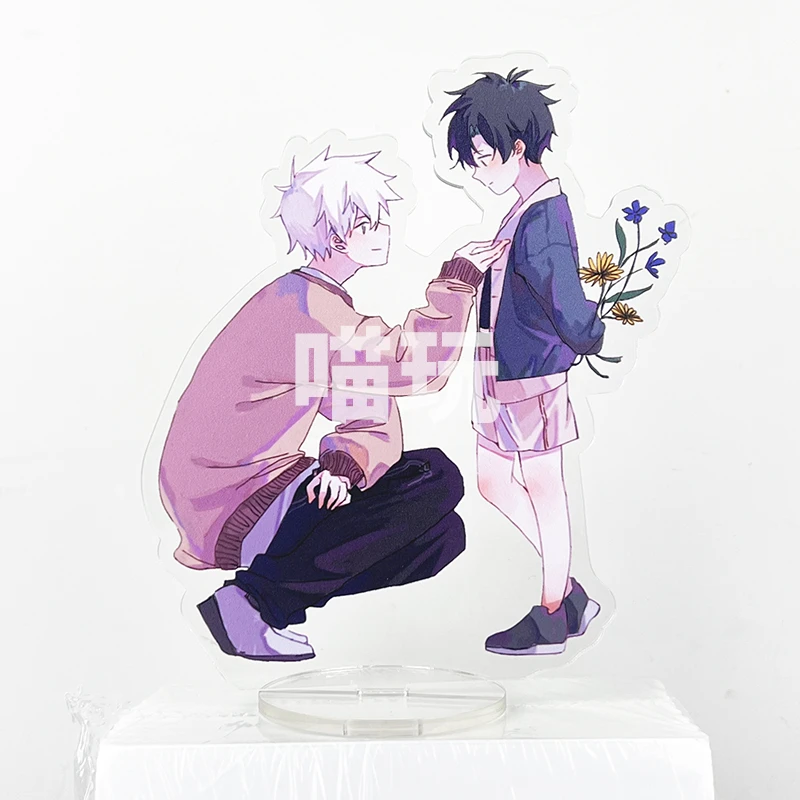 

15CM Anime Link Click Charles Jo Lucas Cosplay Ultra Clear Double-sided Protective Film Mascot Acrylic Standing Sign Decoration