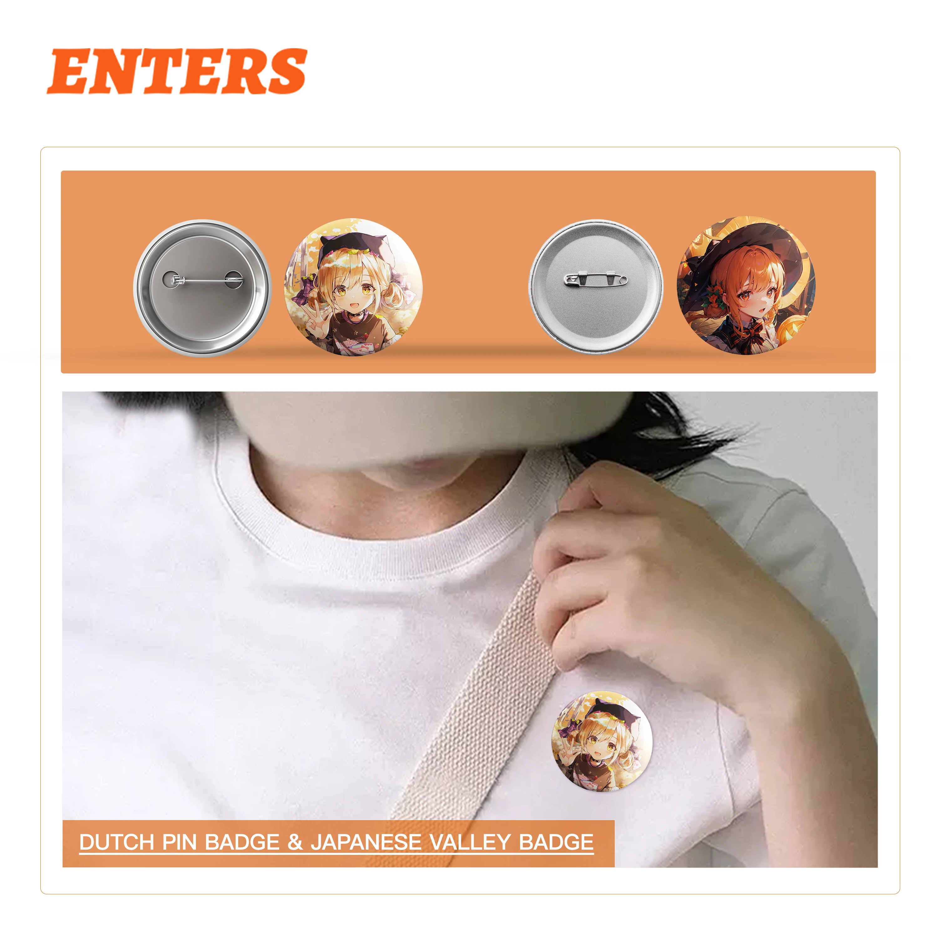 أجزاء صنع شارات معدنية دائرية - مراجعة Button Badge Blank وسعره