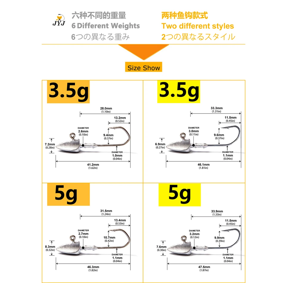 Крючки с треугольной головкой 3. Φ 7g 10g 14g 20g Тип корабля, рыболовный крючок, мягкий джиг-Крючок для червя, крючок для приманки, джиг-головка,