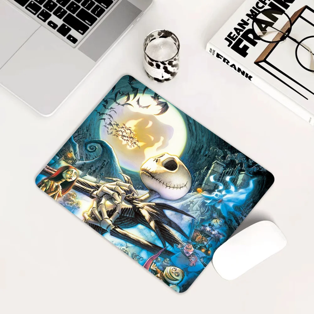 Disney Nightmare Before Christmas Mousepad Custom Skin Desktop Desk Mat Kawaii Gaming Accessories Pad Padmouse Desk Play Mats