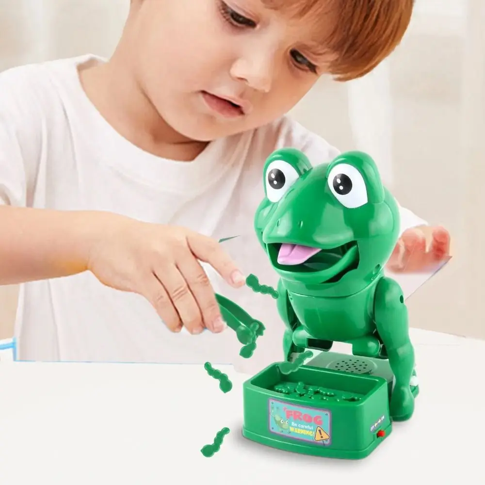 Plastics Stealing Insect Frog Biting Prank Toys Multifunctional Simulation Finger Bite Scary Game Electric Craft Decor