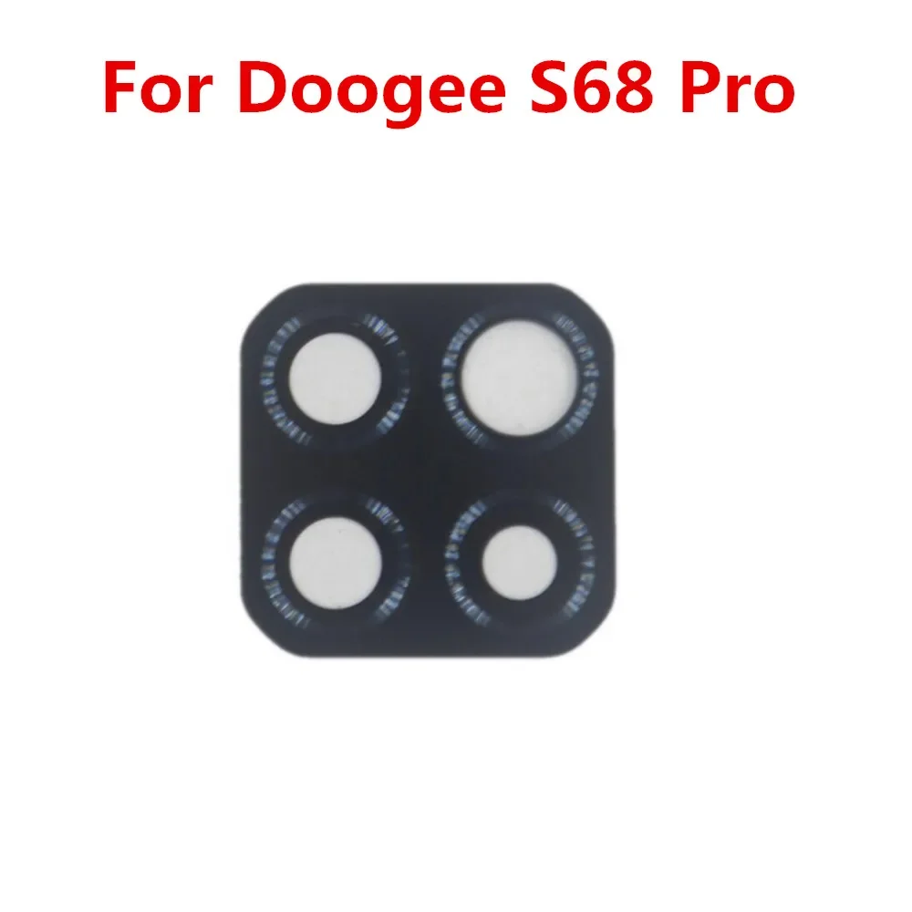 New Original For DOOGEE S68 Pro Phone Rear Back Camera Lens Glass Spare Part Screen Protective For DOOGEE S68 Pro