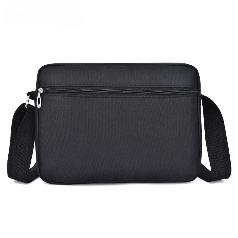 Men's Oxford Cloth Shoulder Bag Horizontal Work Commute Crossbody Bag Multi-layer Large Capacity Light Weight Casual Sling Bag