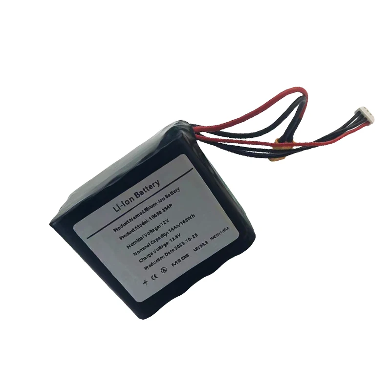 Original 12V 14Ah 18650 Rechargeable Batteries 12V With BMS Lithium Battery Protection Plate