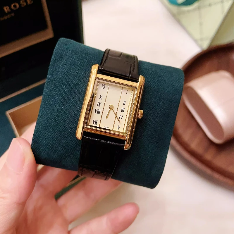 Classic Trend Ladies Watch Elegant Simple Retro Waterproof 2025 Quartz Watch Birthday Gift