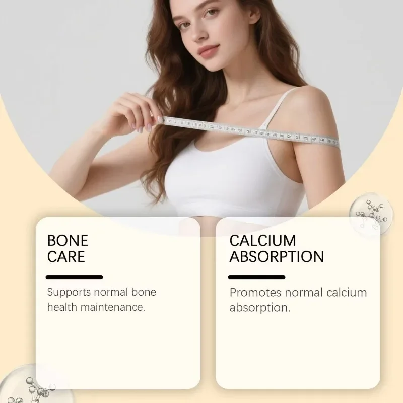 Vitamin D3 Contains Vitamin K2, Each Capsule Contains 5000iu - Supporting Bone Immunity, Healthy Calcium Absorption-60 Capsule