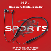 H2 Neck-Mounted True Wireless Sports Bluetooth Headset Waterproof Noise Reduction For Various Mobile Phones HIFI Sound Quality