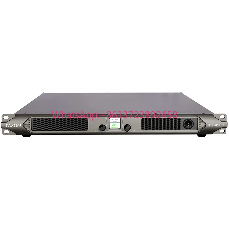 Factory Sale 2*4500W 2 Channel 1U Digital Big Power Amplifier Sound System Amplifier Speakers Strong Power with OEM ODM Service