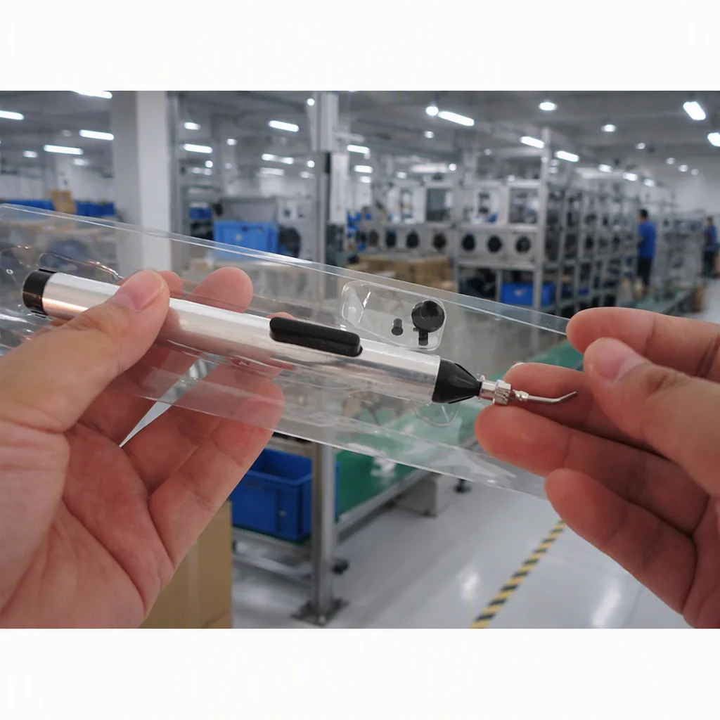 LY Vacuum Sucking Pen Pencil IC Easy Pick Up Tool FFQ-939 SMD SMT BGA Soldering Rework Station Hand Tools Parts