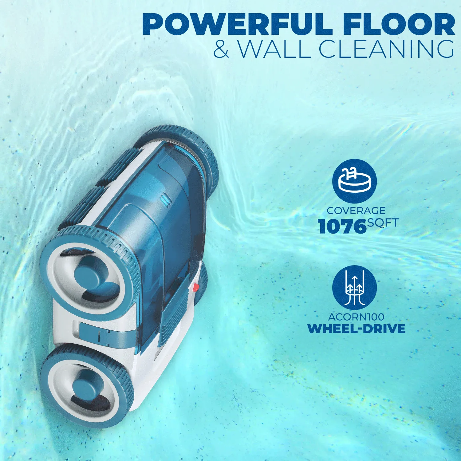 Cordless Wall-Climb Pool Robot 2