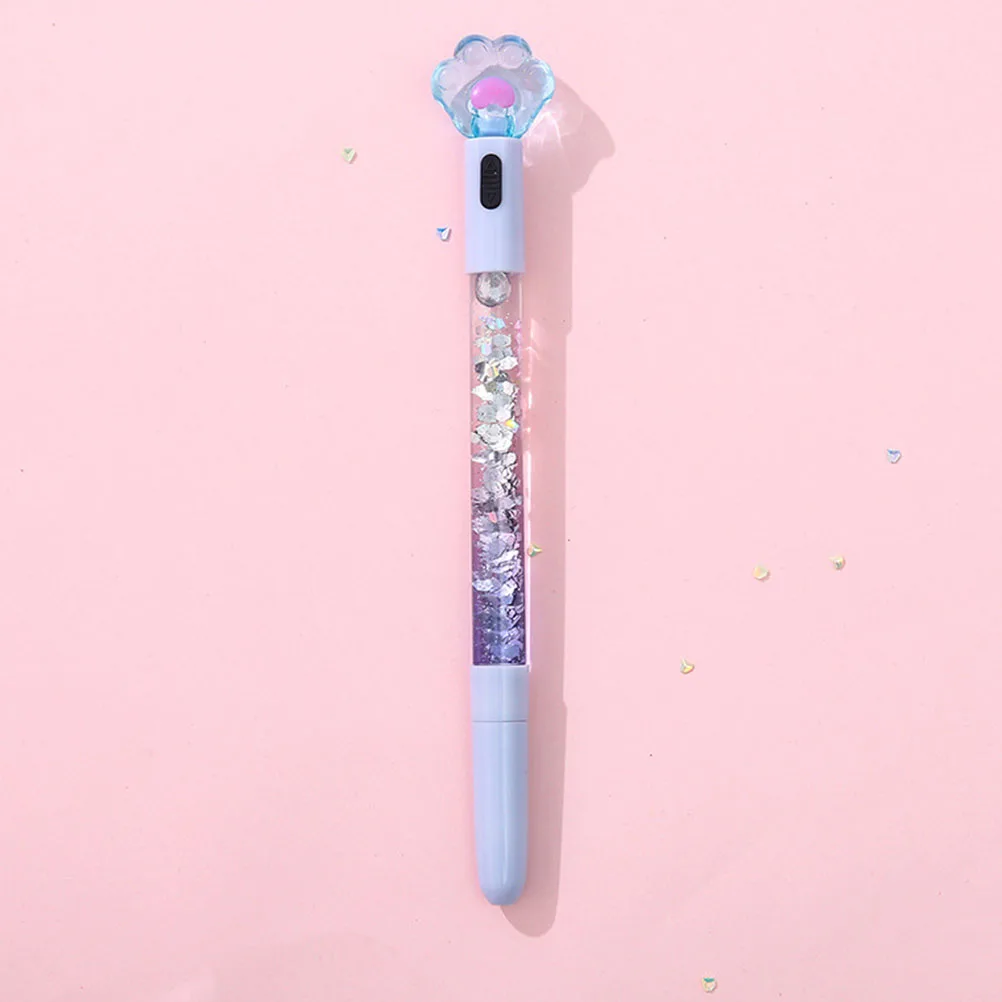 

5 Pcs Luminous Gel Pen Writing Pens Cat Claw Party Signing Animal Glowing Student