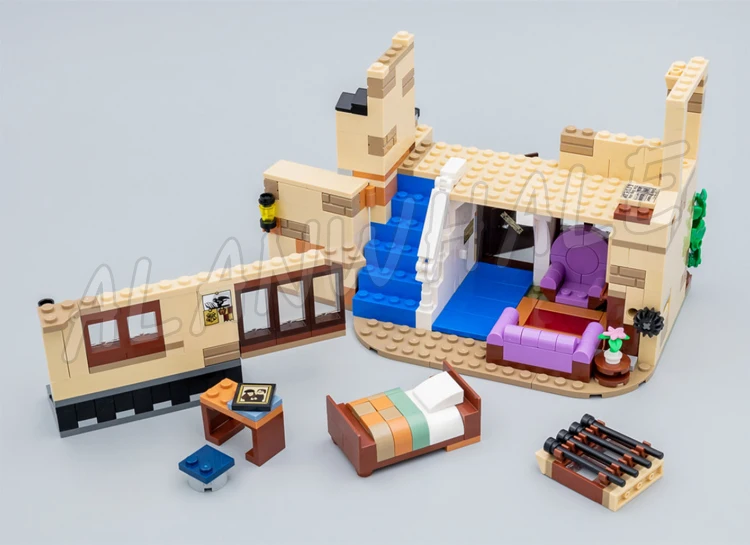 825 قطعة العالم السحري للمعالجات 4 محرك خاص 2-طابق منزل سر المنزل 11571 ألعاب مكعبات البناء متوافقة مع النموذج