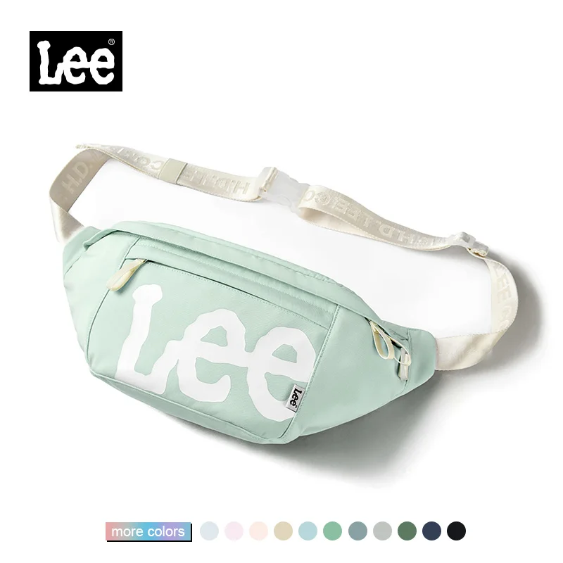 LEE Unisex Independent IPad Pocket Crossbody Bag Male Women Waterproof Sport Single Shoulder Extra Large Waist Bag Fanny Pack