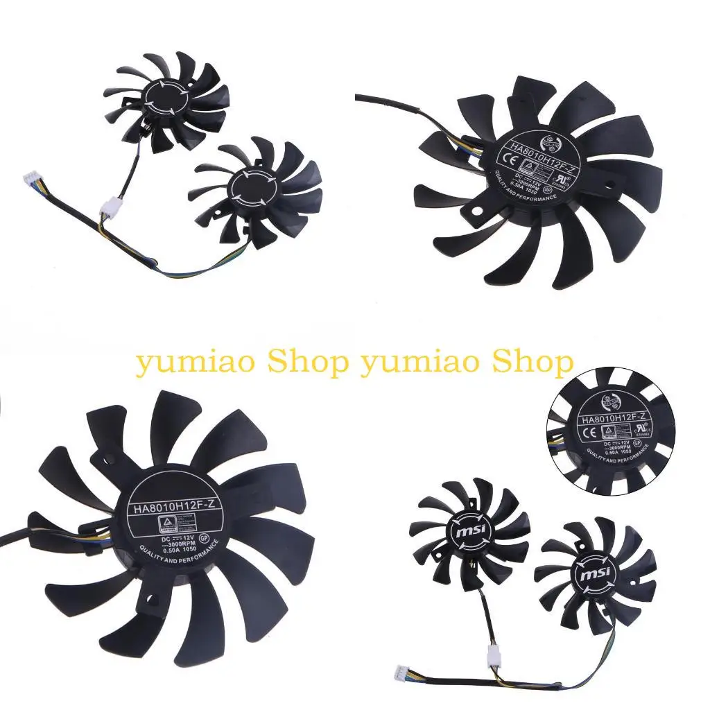 

Вентиляторы для видеокарт 587B, 75 мм, 2 шт. HA8010H12F-Z для графического процессора MSI GTX660 GTX670 GTX680 R6790
