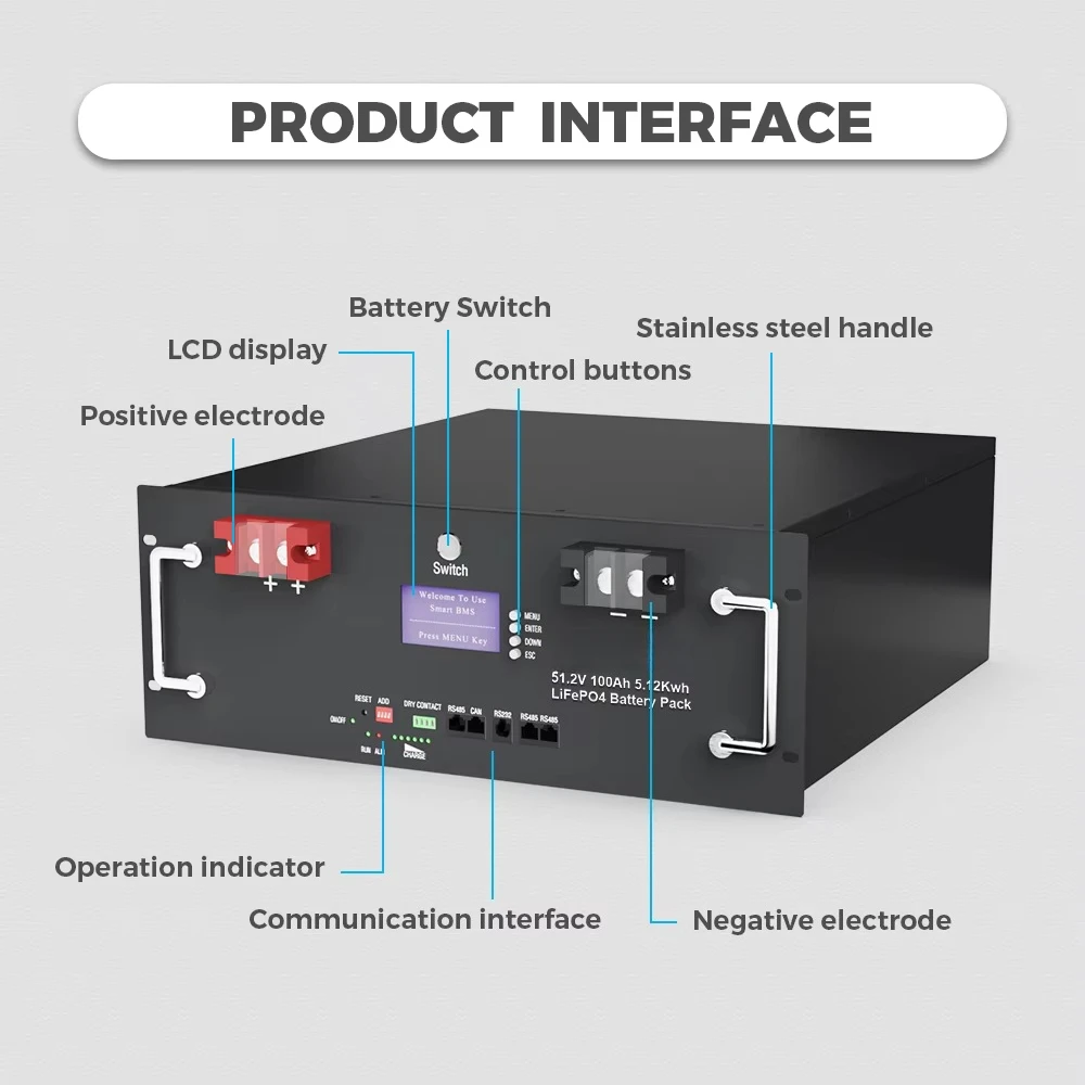 

Solar Lithium Ion Battery 48v 51.2v 300ah 15kw Lifepo4 51.2v 300ah 280ah 15kw Hybrid Solar System Home Energy Storage Battery