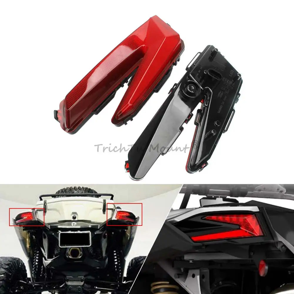 

UTV LED Tail Light Assembly For Can-Am Maverick X3 Max R XRS XDS Turbo DPS 2017-2024 Rear Tail Brake Stop Lamp Accessories