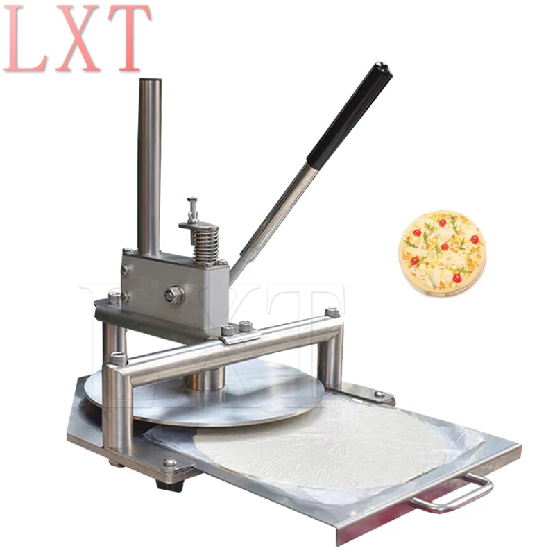 Manual Pizza Dough Press Machine  Pizza Dough Flattening Press Dough Roller Sheeter Chapati Pressing Machine