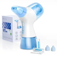 Irrigador Nasal Eléctrico con 30 Sobres de Sal y Recogida Automática
