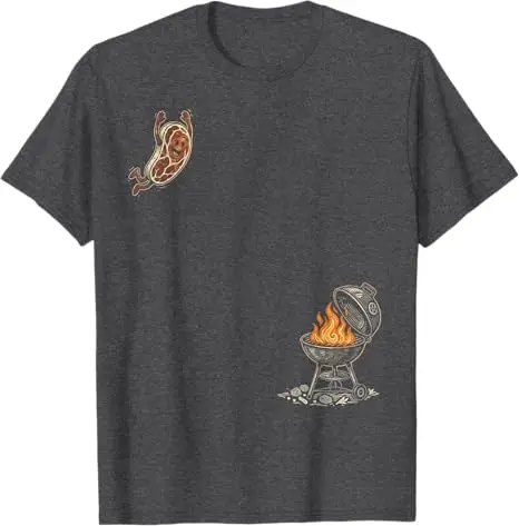 George Washington Glizzy USA Lustiges Hotdog-T-Shirt zum 4. Juli Y2k Humor BBQ Steak Hot Dog Würstchen Grafik-Bekleidung Grill-Comic – Detail 7