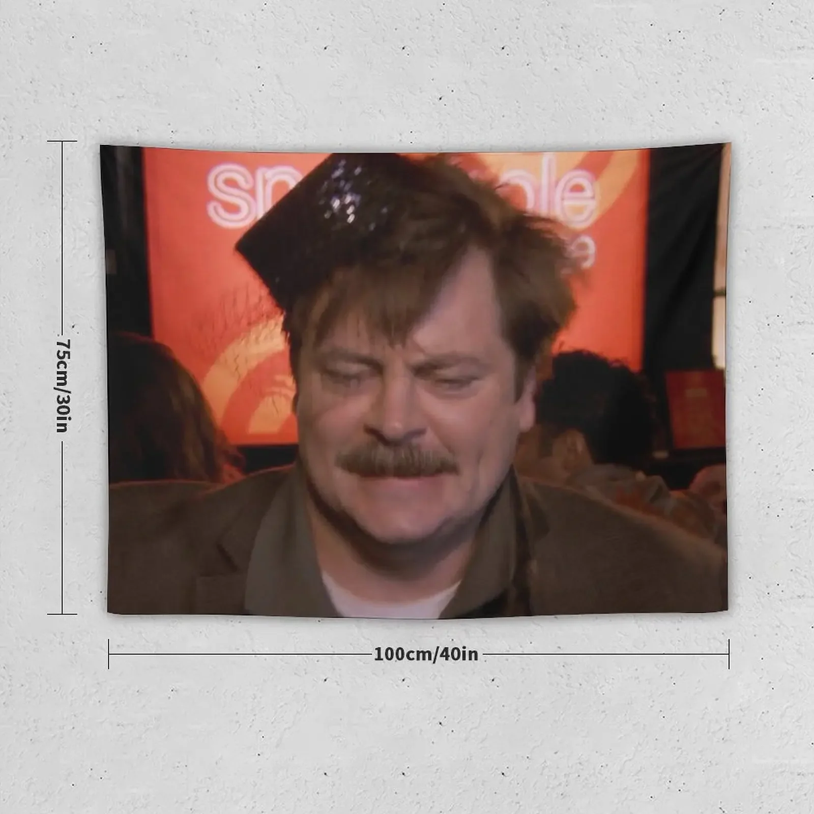 Ron Swanson Dancing Tapestry Wall Decoration Aesthetics For Room Decoration Pictures Room Wall House Decoration Tapestry