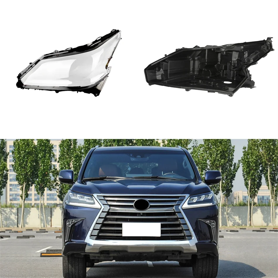 

Для Lexus LX LX 570 2016 2017 2018 2019, автомобильные аксессуары, крышка передней фары, держатель лампы для фар