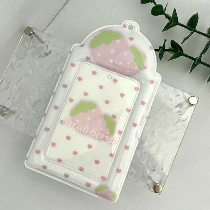 1-Pack 3-Inch Cute PVC Photo Card Holder – Fits Credit, ID, and K-Pop Cards