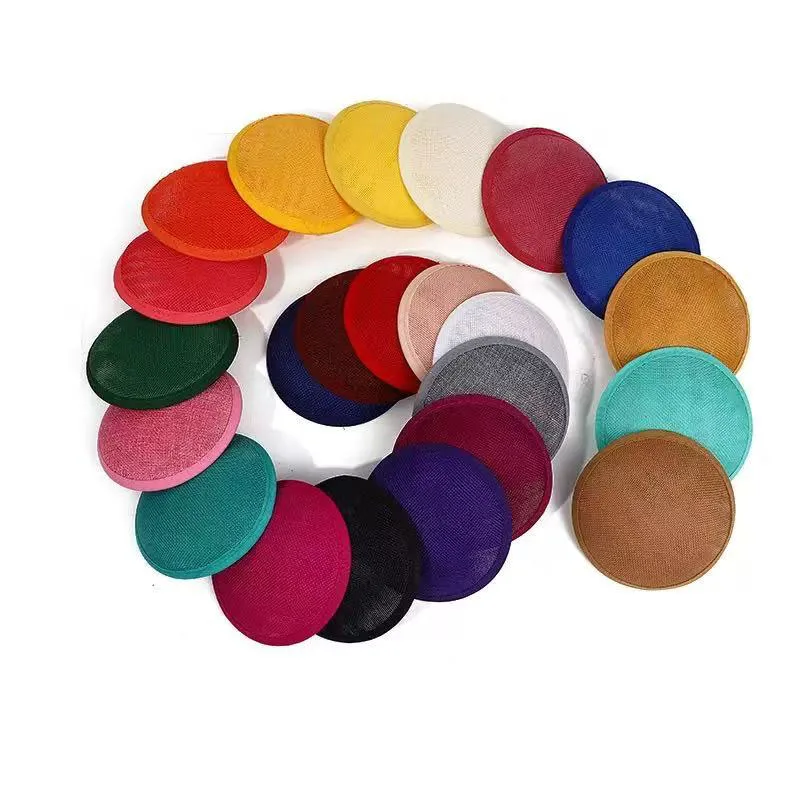 13CM Fascinator Bases Hat DIY Hair Accessories  Wedding Millinery CAP Women Party Dinner Craft Material Chapeau Fascinators Base