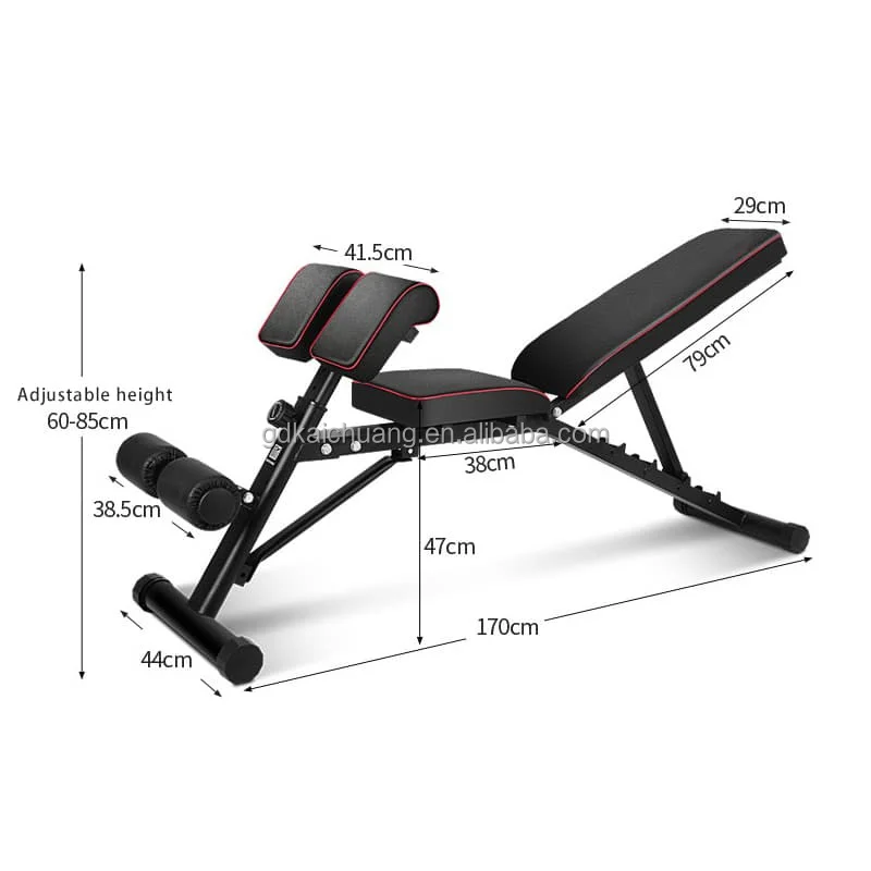 عالية الجودة التجارية قابل للتعديل تجريب اللياقة البدنية مقاعد الصالة الرياضية ممارسة شقة قابلة للطي الوزن مقعد تدريب القوة