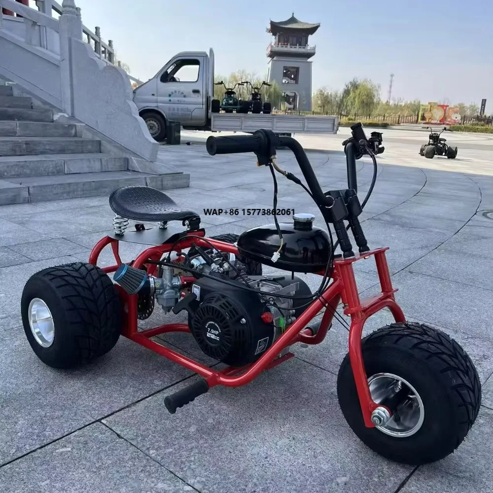 

Мини-трайк на бензине, 212 куб. см, четырехтактный, внедорожный, быстрый, для взрослых, в наличии, продажа