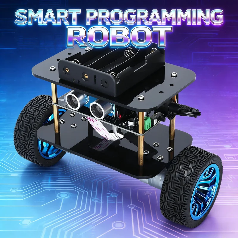 

Набор для самостоятельной сборки балансирующего автомобиля Phot 3.0 для Arduino с высокой стабильностью, ультразвуковым и Bluetooth-управлением для соревнований по конструированию.