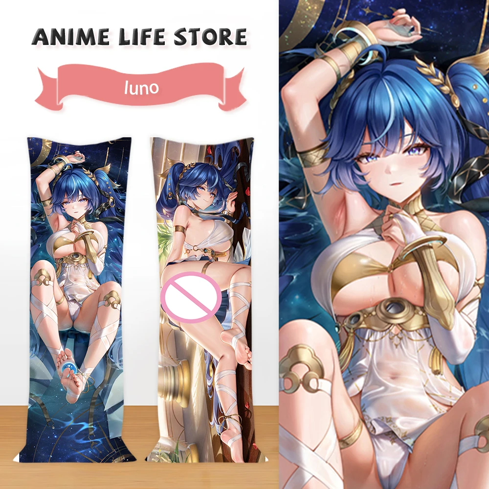 

Чехол для подушки Game Wuthering Waves Iuno Body Dakimakura, двухсторонний принт, аниме, наволочка из персиковой кожи, обнимающая наволочка, подарки отаку