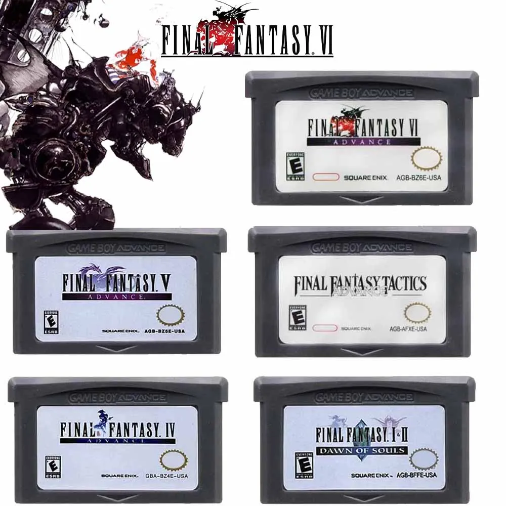 Hot GBA Game Final Fantasy Series Dawn of Souls/Tactics Advance Advance Dawn of Souls VI Advance Tactics Advance for GBA NDS