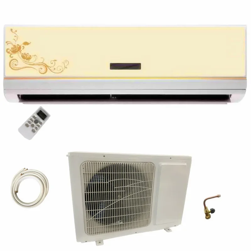 Split Wall Mounted Vacuum Tube 12000BTU hybrid solar air conditioner for home use